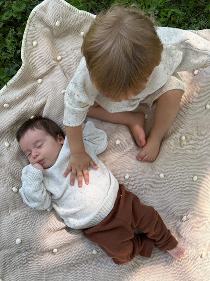 Classic Heirloom Knit Baby Blanket