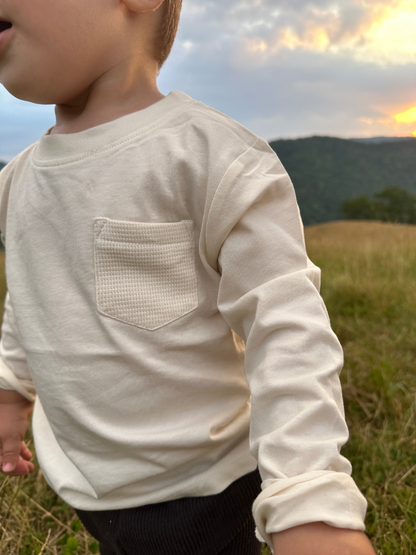 Long Sleeve Tee: Ivory