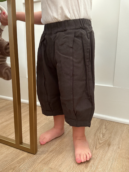 Flores Pant: Charcoal