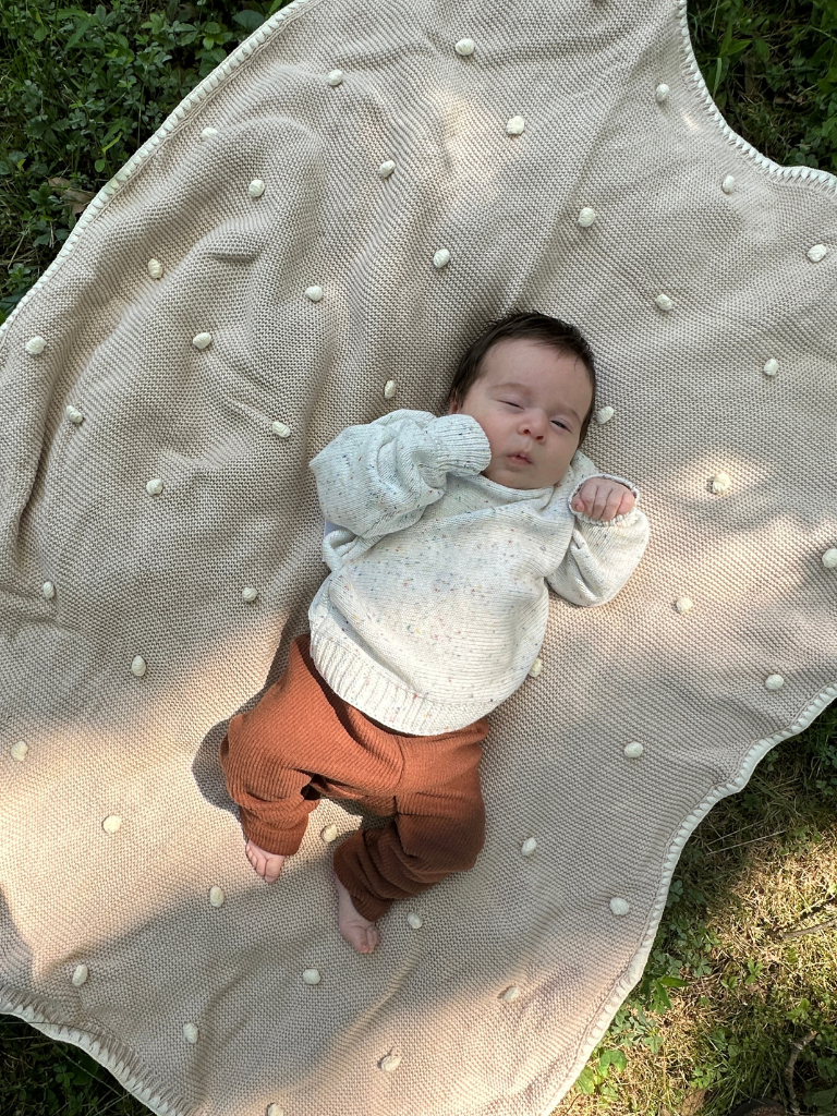 Fleece Sherpa Lined Pants: Brown