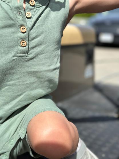 Sage Shortie Romper